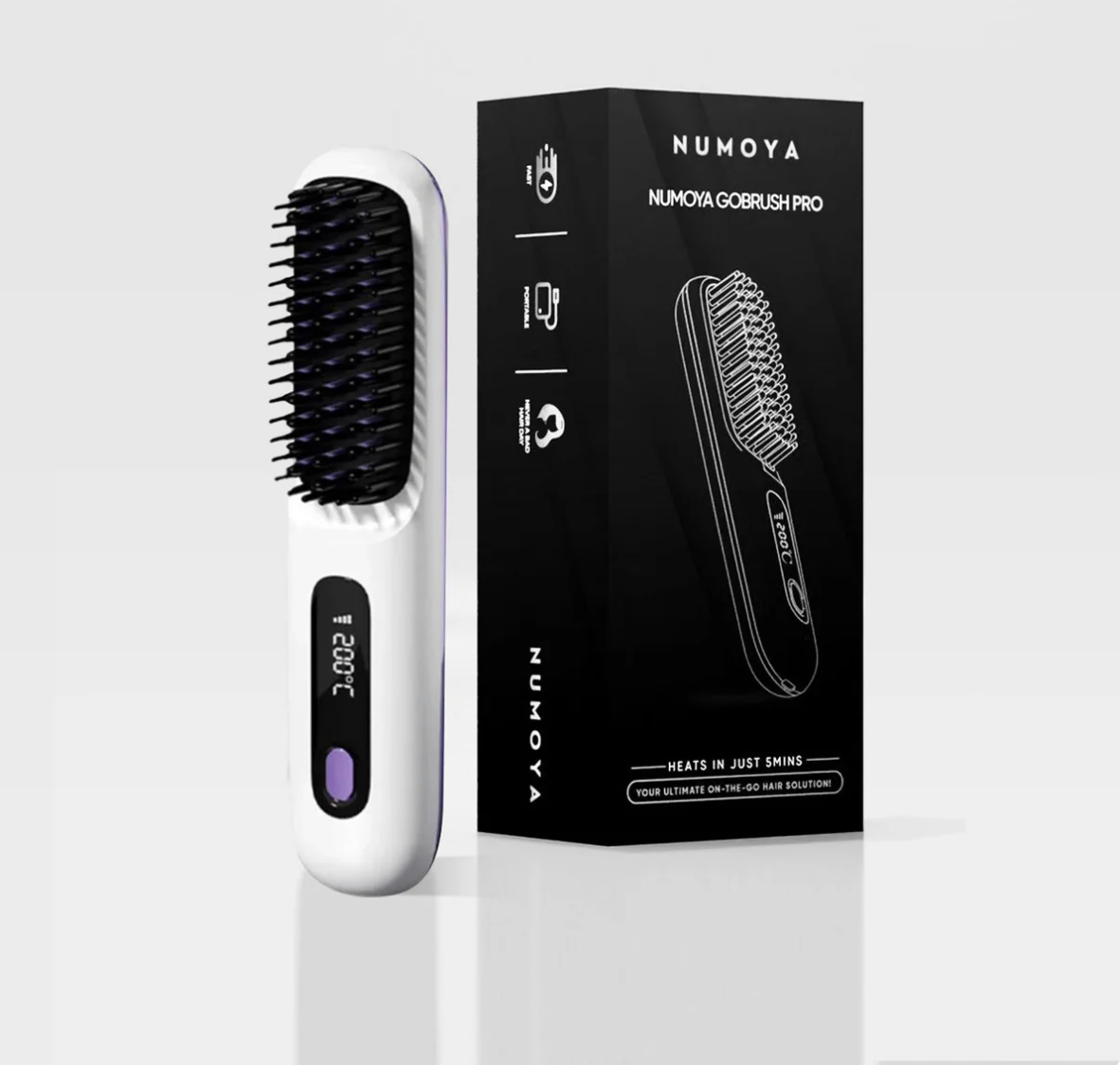 💇♀️ Cepillo para Cabello Alisador portátil